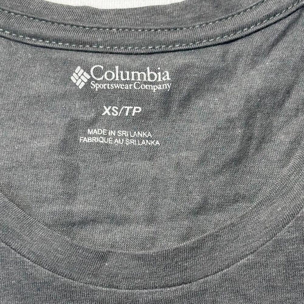 Columbia White Mandala Graphic on Gray Tank Top Size XS - Picture 4 of 5